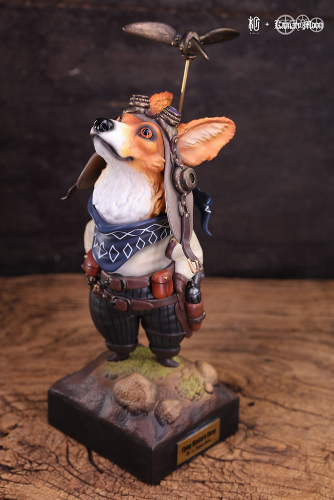 Flying Western Corgi