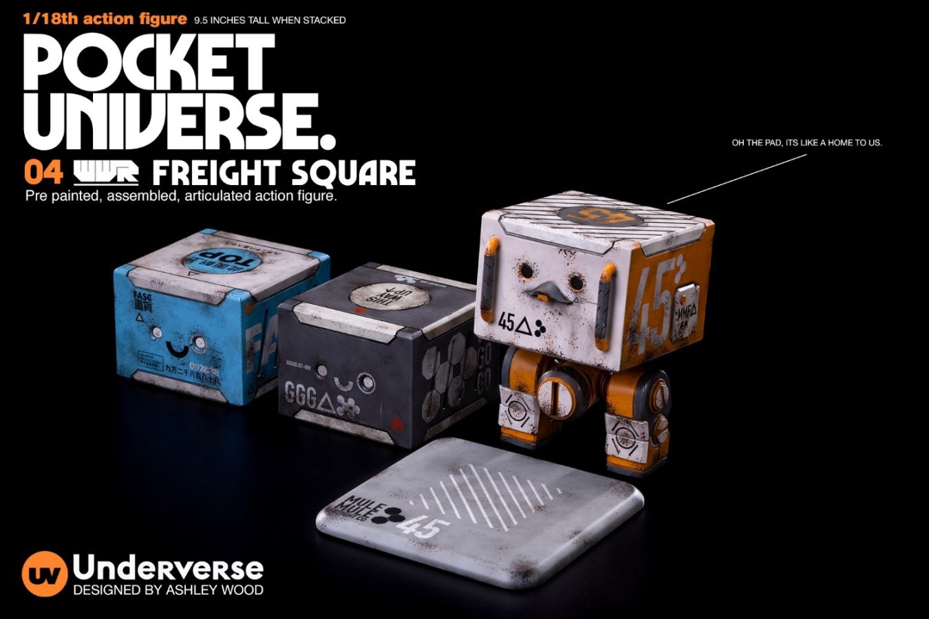Pocket Universe Series WWR Stacked Arhat Heavy Cargo Cube MULE