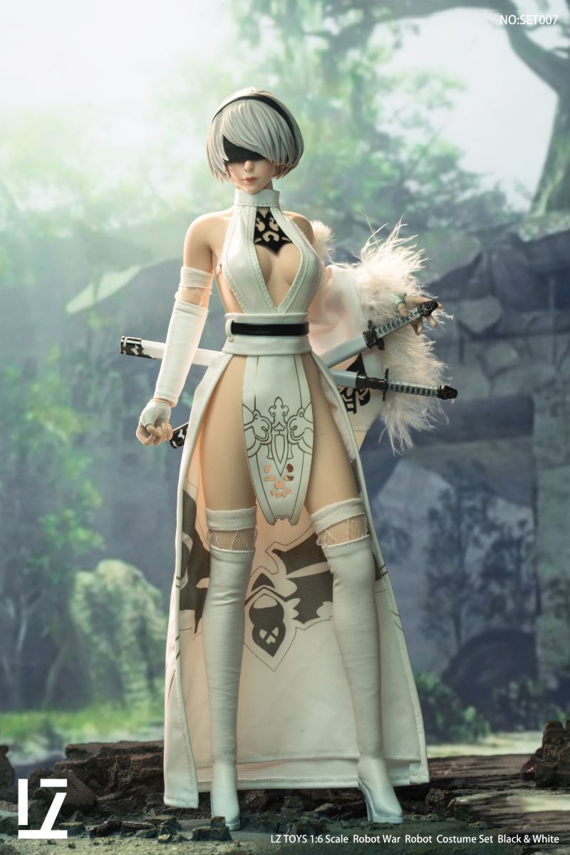 ROBOT WAR android costume set BLACK & WHITE (SET006/007) 1/6