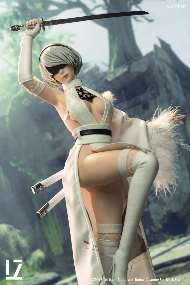ROBOT WAR android costume set BLACK & WHITE (SET006/007) 1/6
