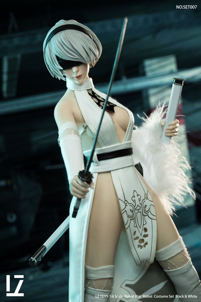 ROBOT WAR android costume set BLACK & WHITE (SET006/007) 1/6