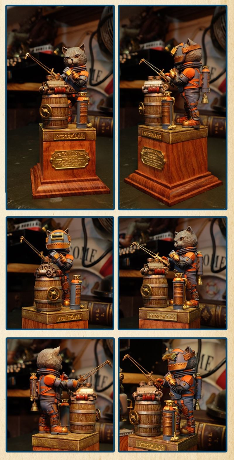 Steampunk Mechanic No. 1 MR.BLUE Special Edition / Silver Edition