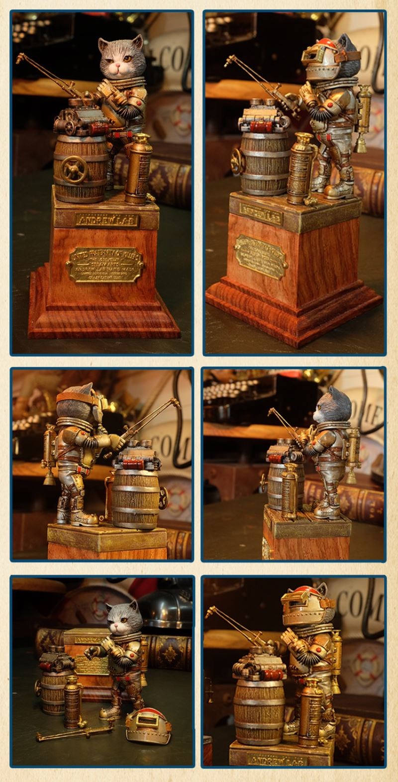 Steampunk Mechanic No. 1 MR.BLUE Special Edition / Silver Edition