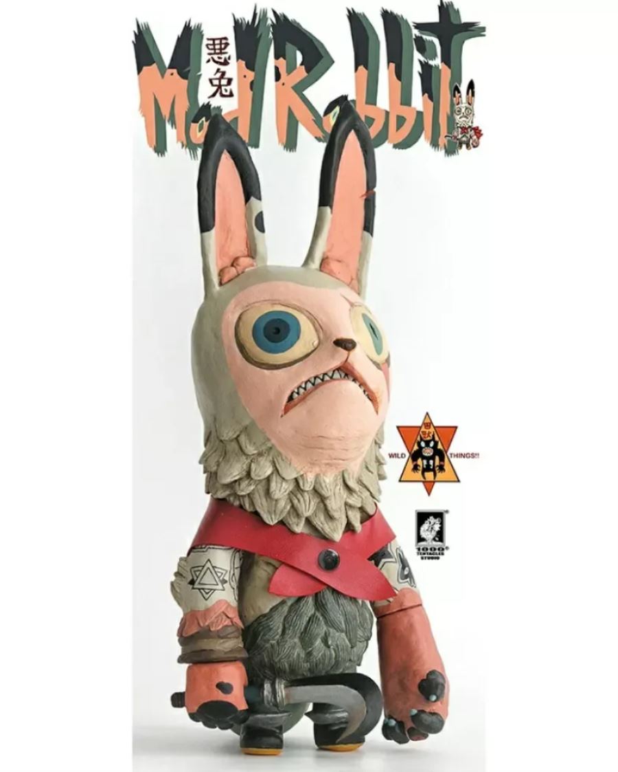 1000tentacles Studio Wildthings Series Mad Rabbit