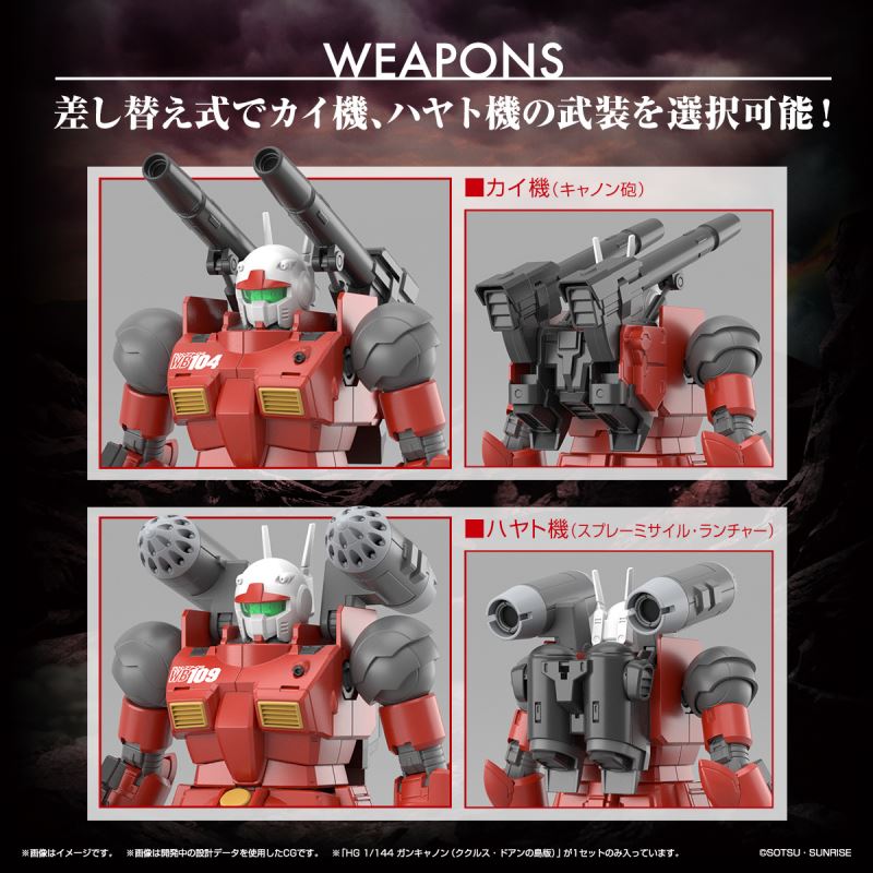 HG 1/144 Guncannon (Cucuruz Doan island version)