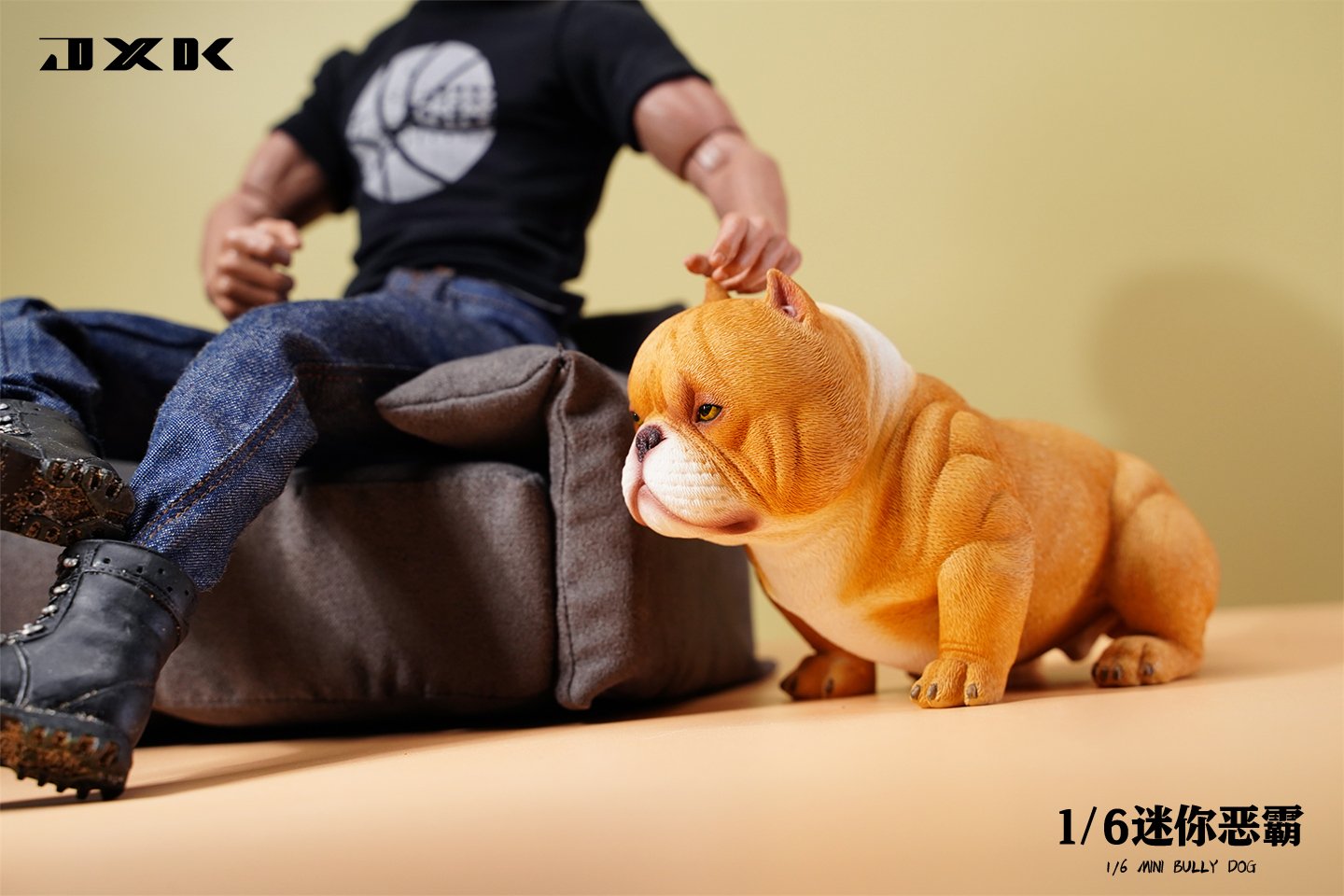 JXK124 Mini Bully Dog 1/6