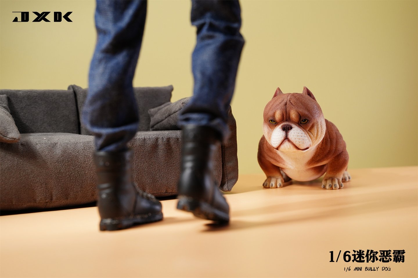 JXK124 Mini Bully Dog 1/6