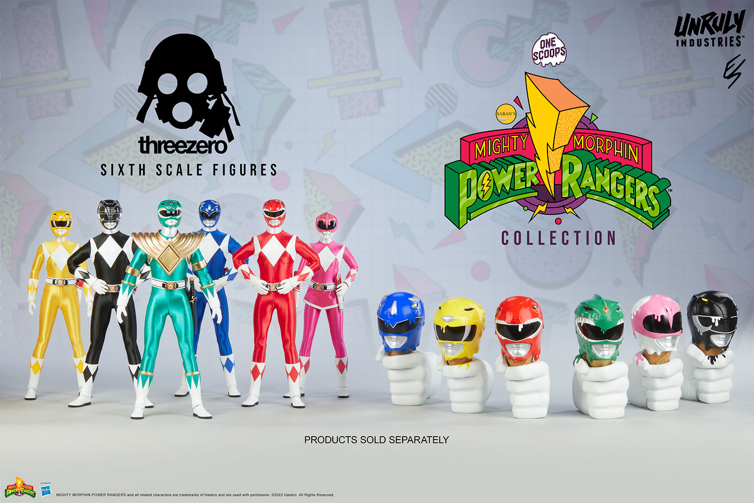 Power Rangers Scoops Set