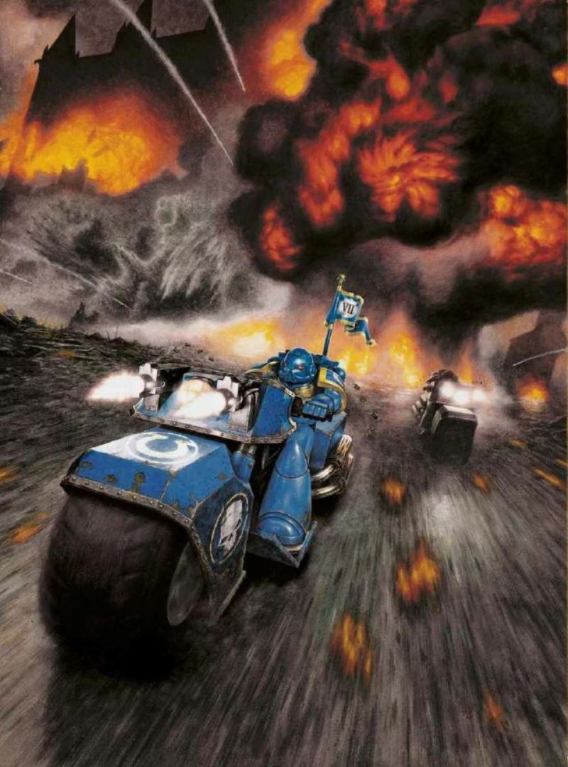 Warhammer 40000 Extreme Warrior Motorcycle Guard