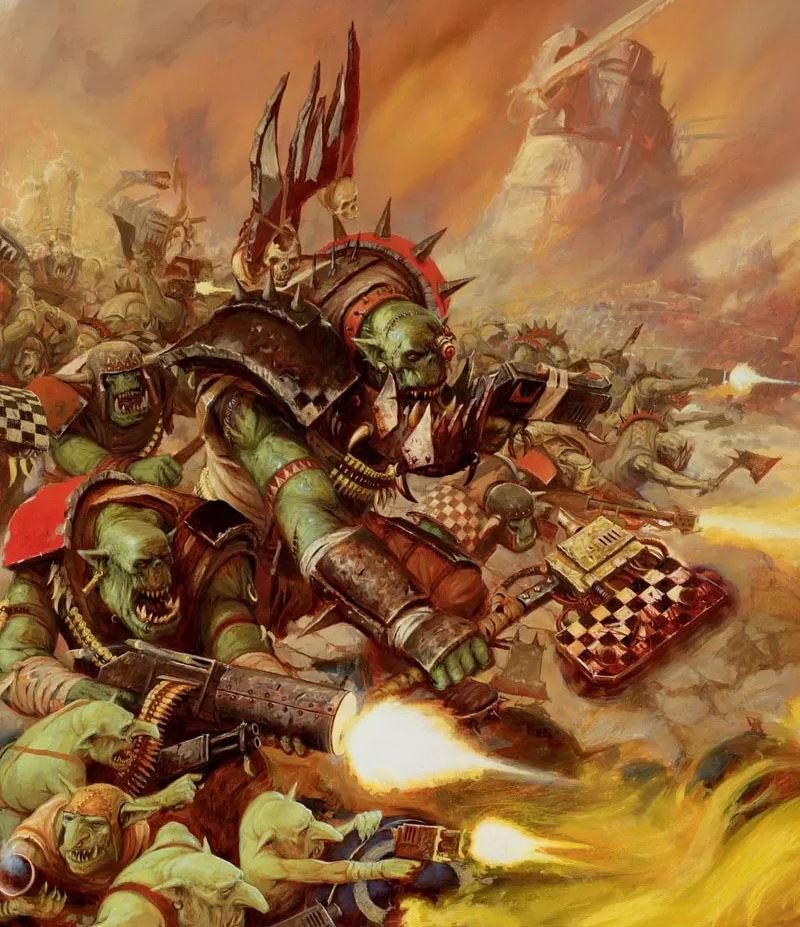 Warhammer 40000 Orc Barbarian Special Forces