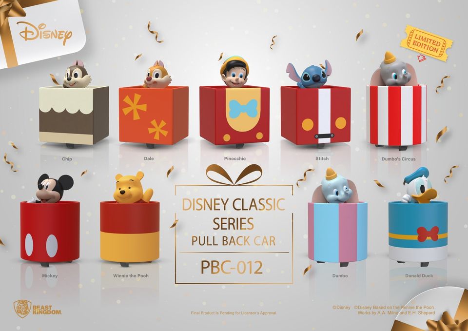 Disney Classic Series Pull Back Car Blind Box