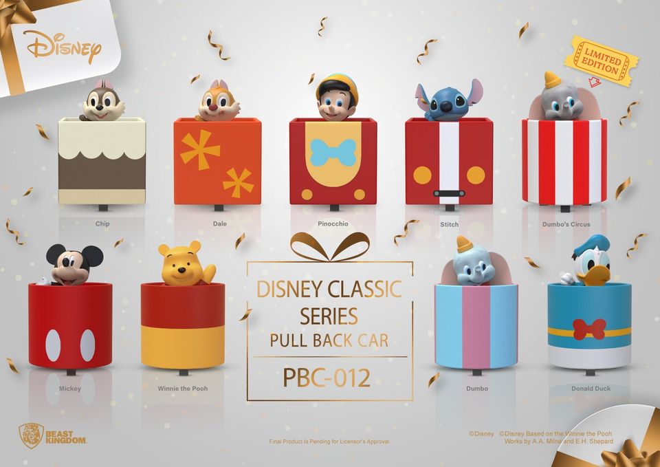 Disney Classic Series Pull Back Car Blind Box
