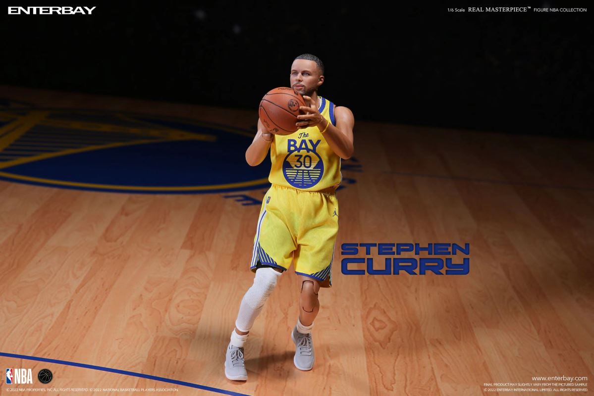 Real Masterpiece NBA Series – Stephen Curry Wax 1/6