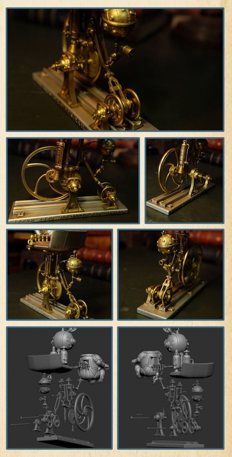 STEAMARTS: MR.BLUE'S Time Machine