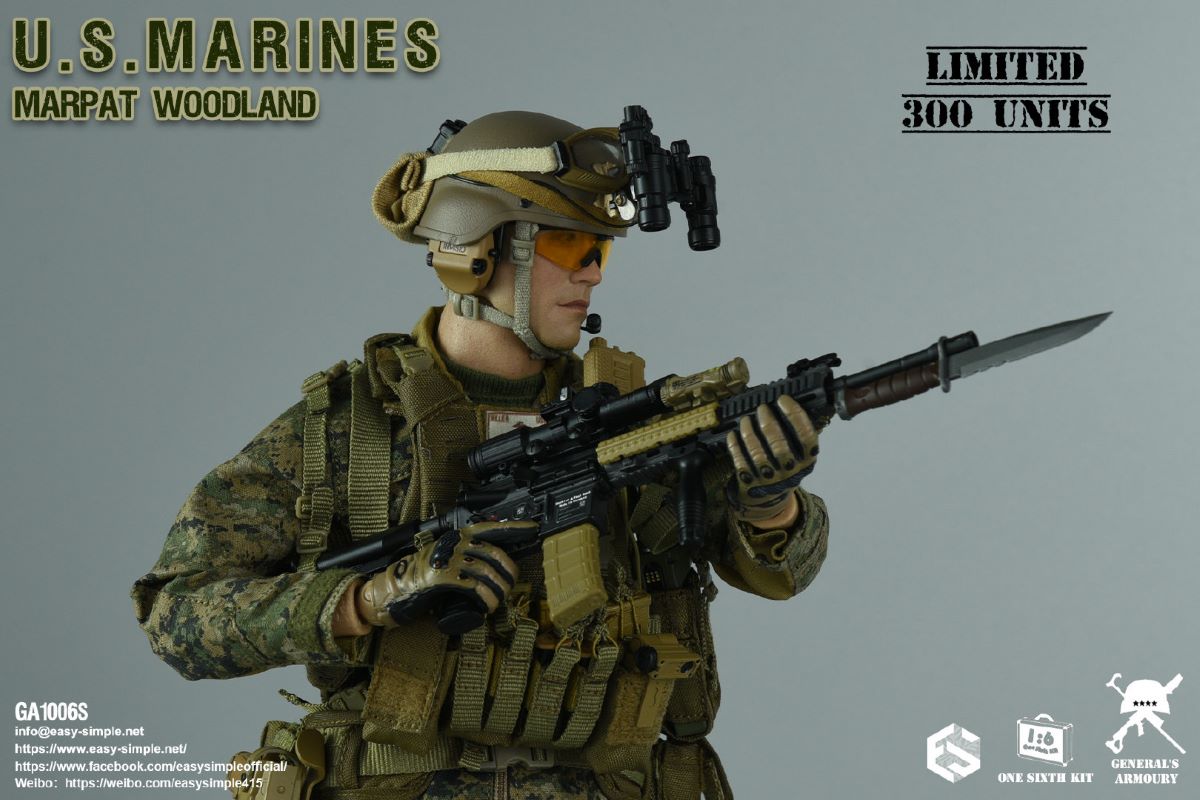 US Marine Corps Jungle Camouflage 1/6