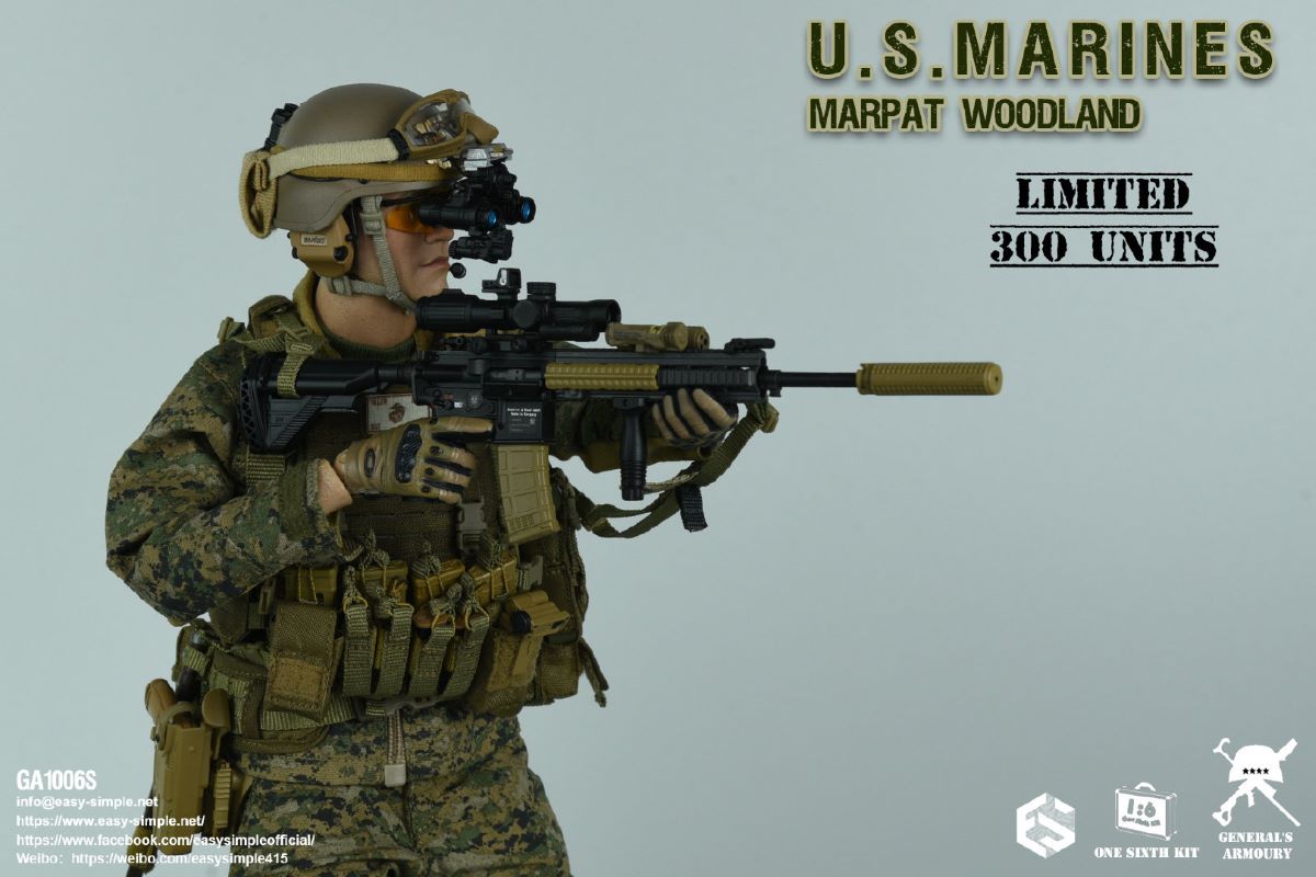 US Marine Corps Jungle Camouflage 1/6