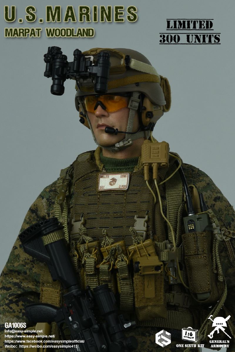 US Marine Corps Jungle Camouflage 1/6