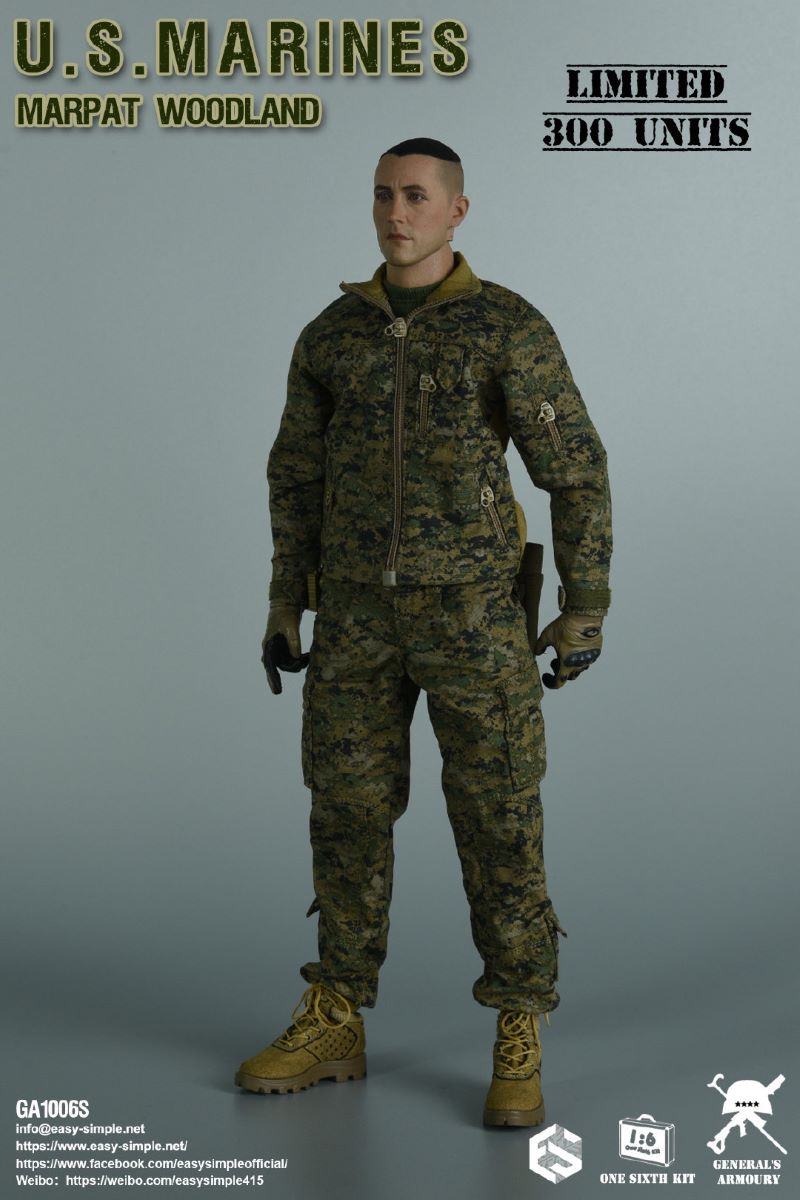 US Marine Corps Jungle Camouflage 1/6