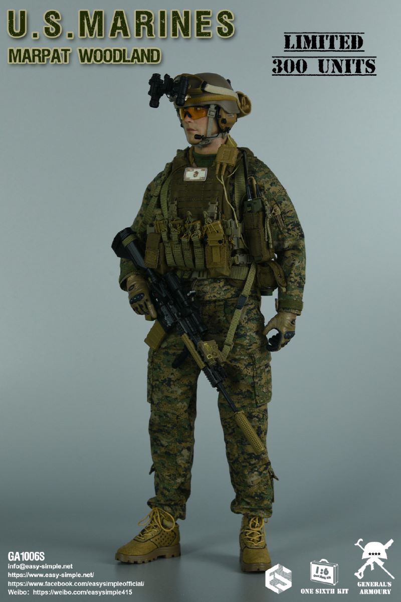 US Marine Corps Jungle Camouflage 1/6