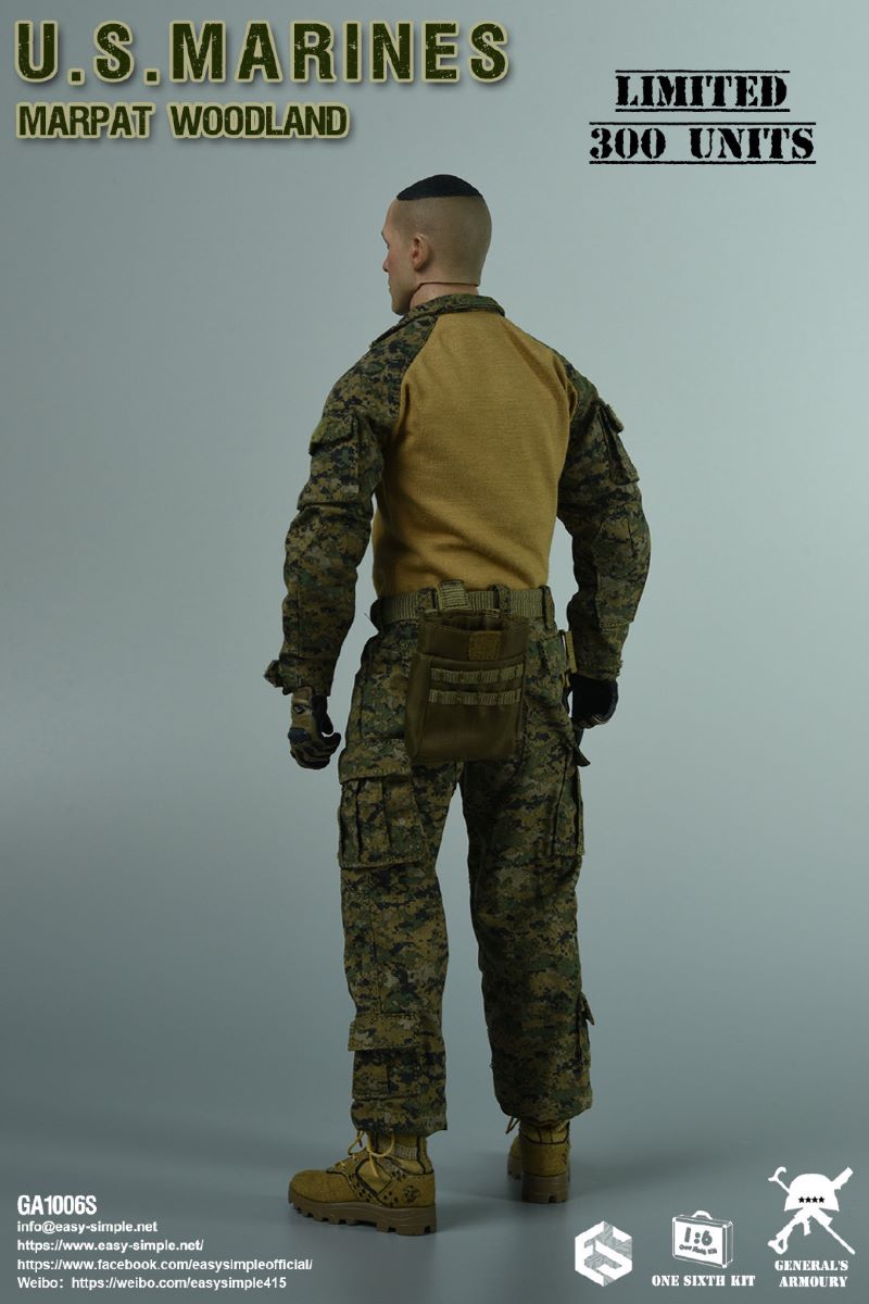 US Marine Corps Jungle Camouflage 1/6