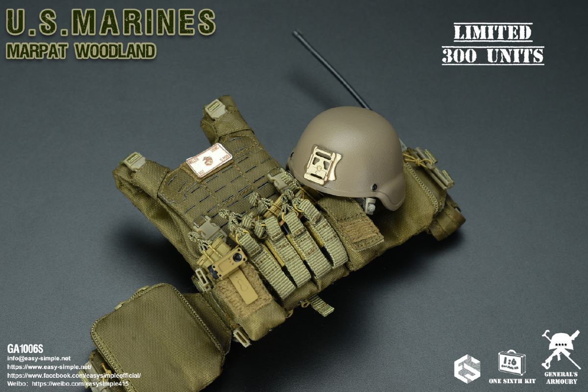 US Marine Corps Jungle Camouflage 1/6