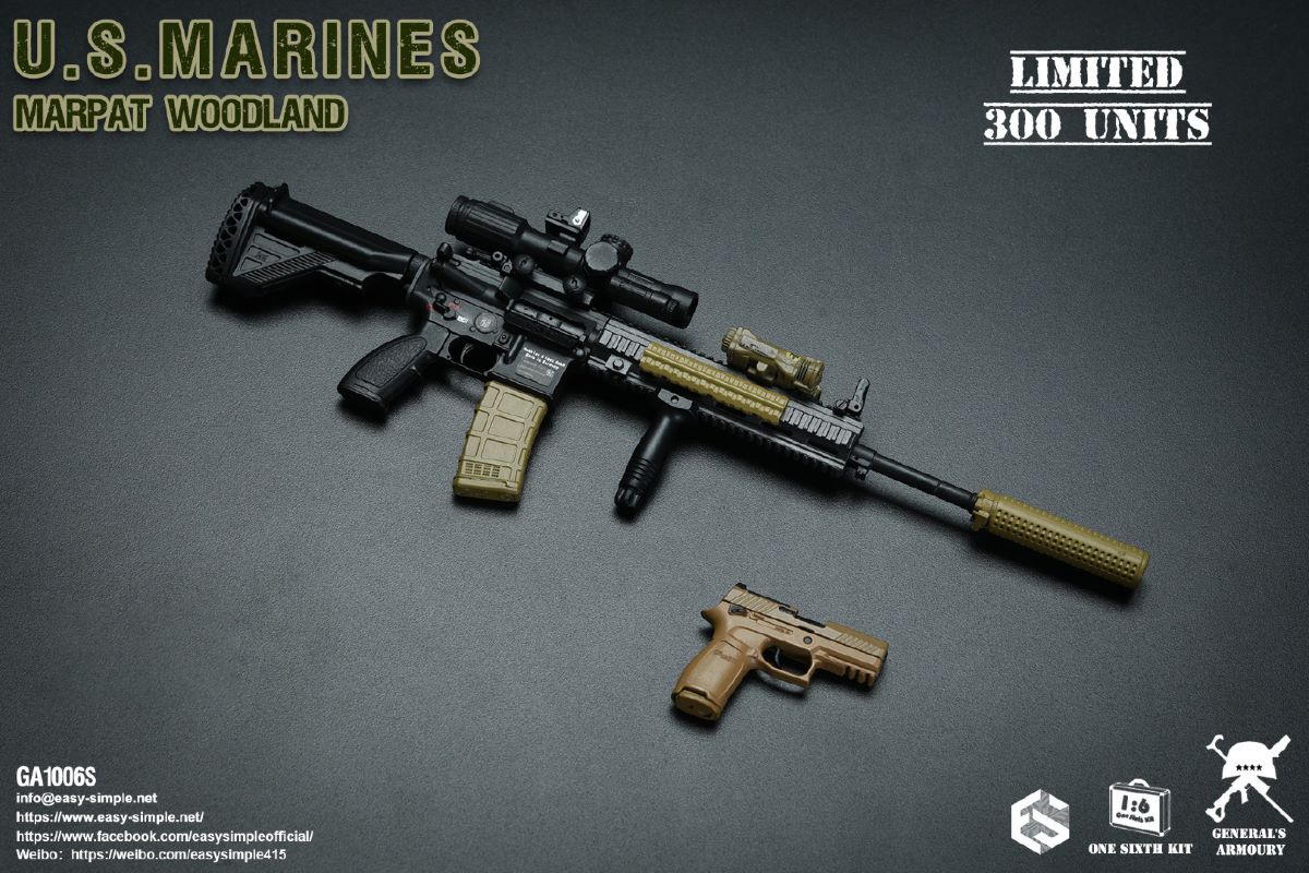 US Marine Corps Jungle Camouflage 1/6