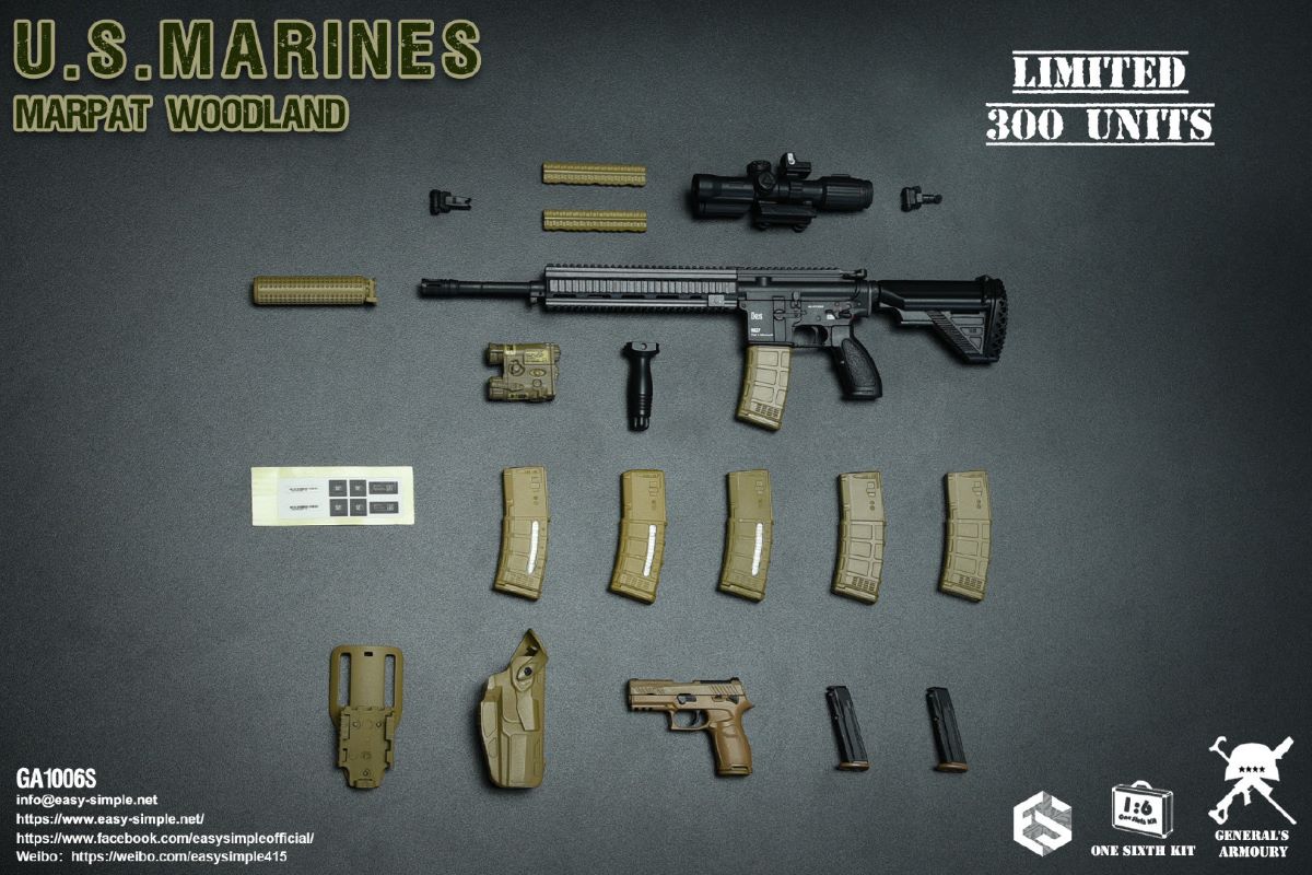 US Marine Corps Jungle Camouflage 1/6
