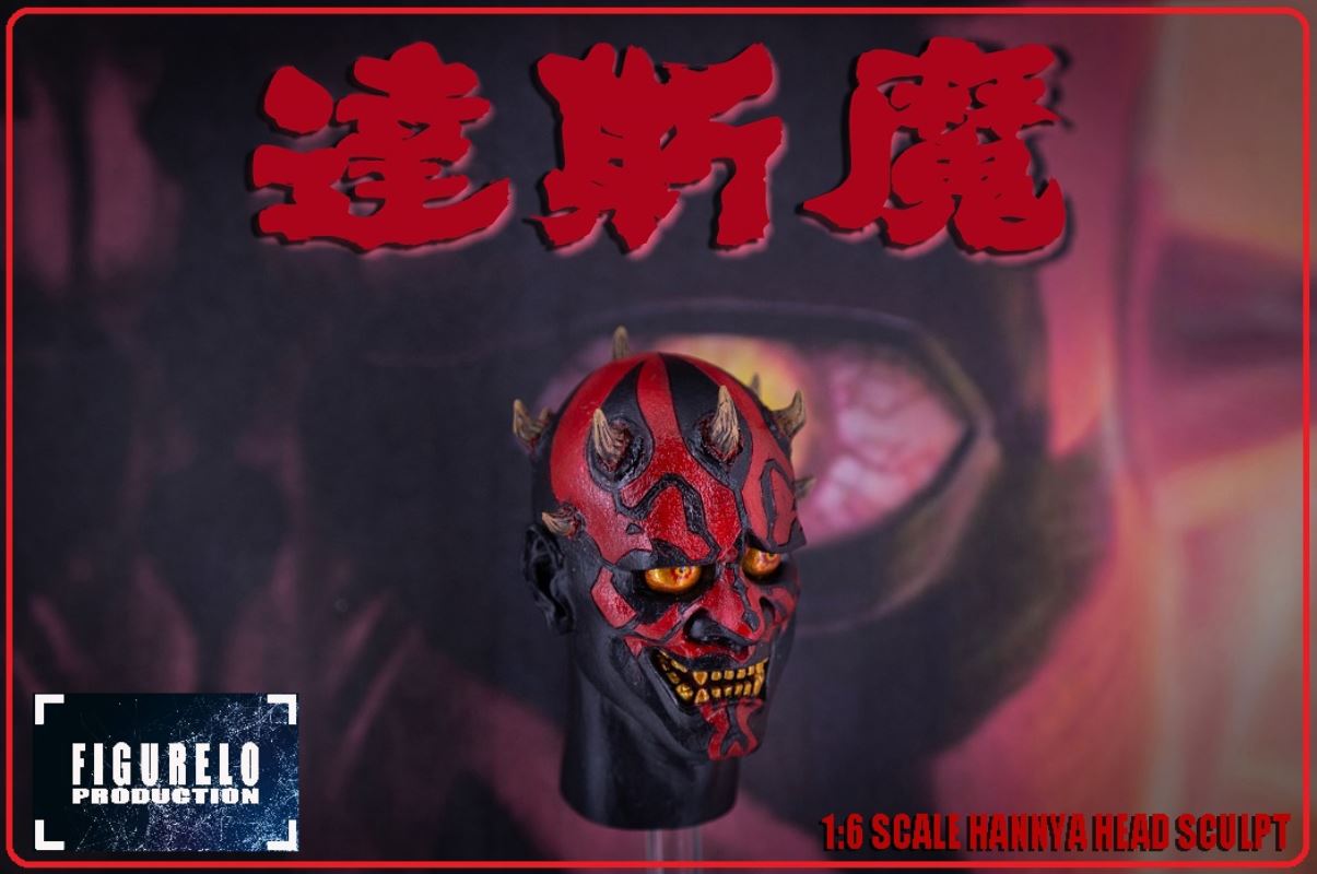 HANNYA Head Scuplt Dark Maul 1: 6 