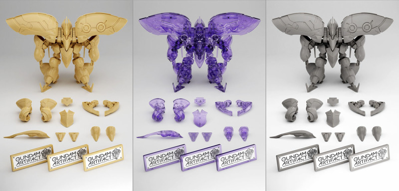 Gundam Artifact Mass Production Type Qubeley/Qubeley COMPATIBLE 3 Body Set