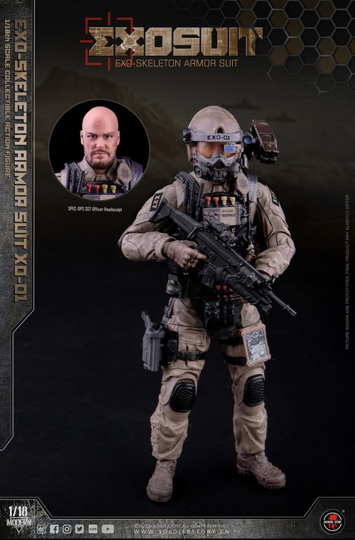 EXO-Skeleton Armor Suit XO-01 1/18