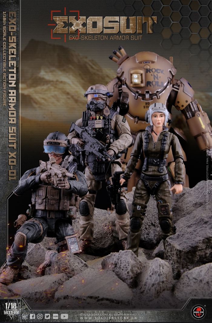 EXO-Skeleton Armor Suit XO-01 1/18