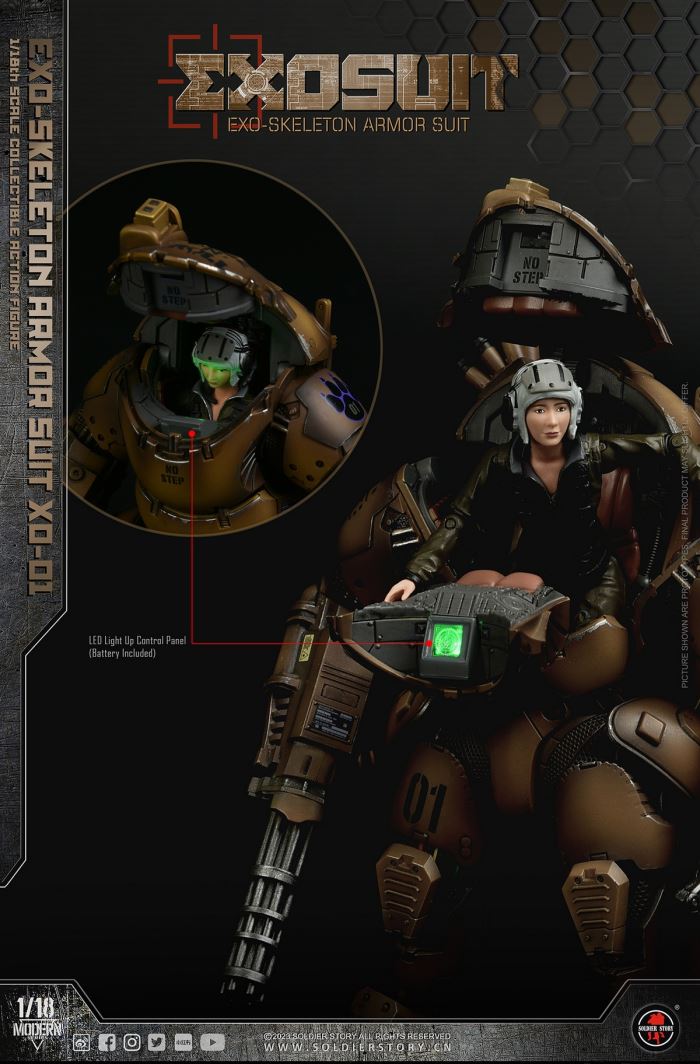 EXO-Skeleton Armor Suit XO-01 1/18