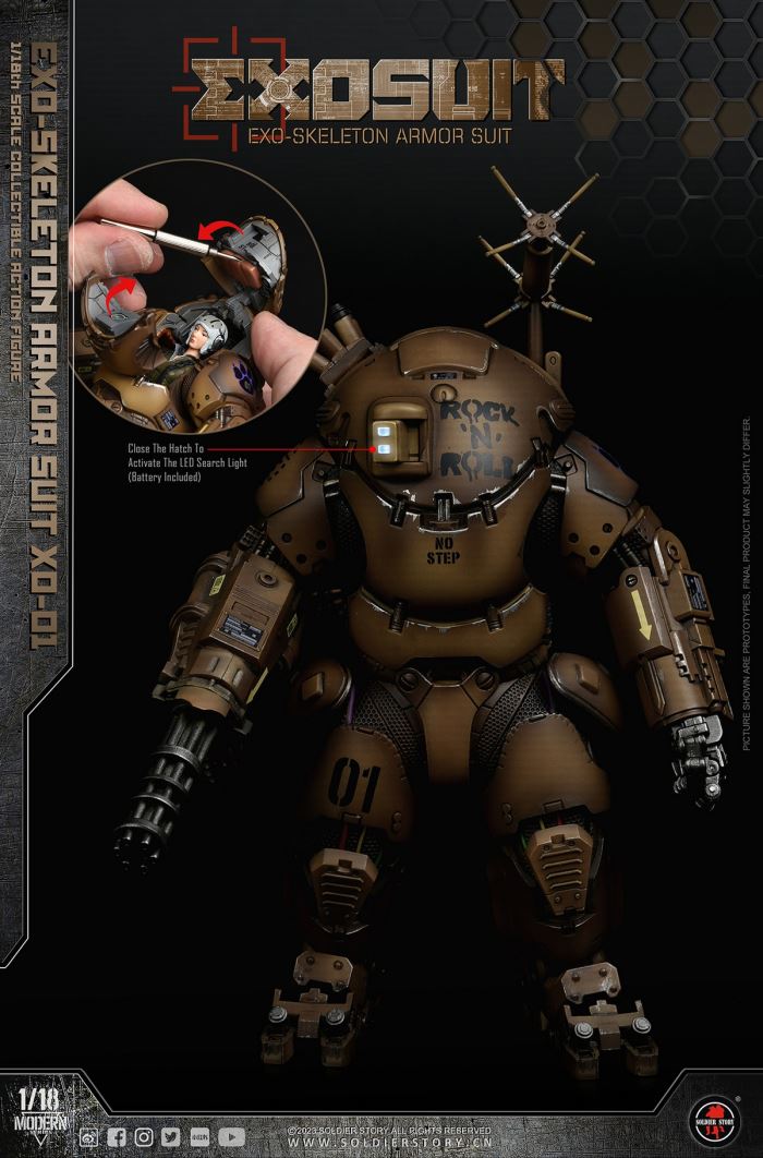EXO-Skeleton Armor Suit XO-01 1/18