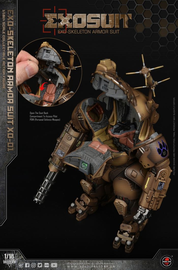 EXO-Skeleton Armor Suit XO-01 1/18