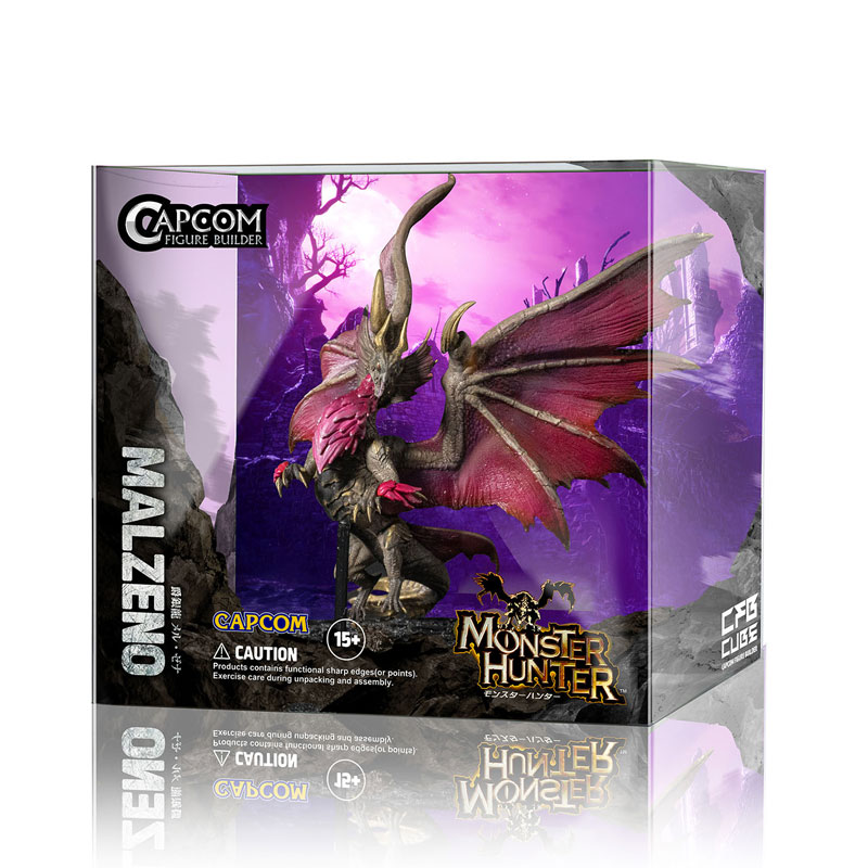CAPCOM FIGURE BUILDER CUBE MONSTER HUNTER Silver Duke Dragon Malzeno