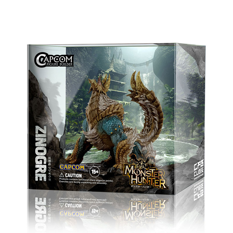 CAPCOM FIGURE BUILDER CUBE MONSTER HUNTER Thunder Wolf Wyvern Zinogre