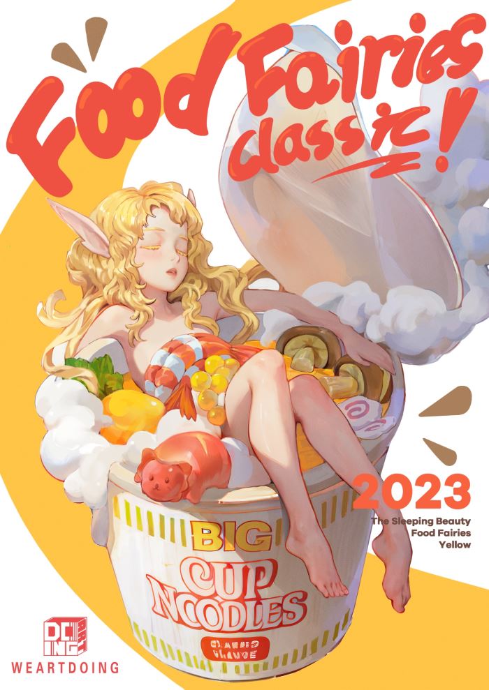 SLEEPING BEAUTY Series - Instant Noodle Witch Food Fairies