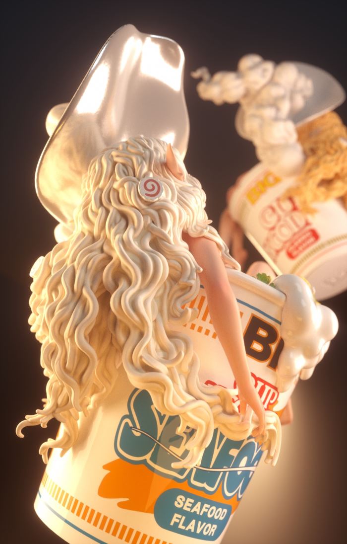 SLEEPING BEAUTY Series - Instant Noodle Witch Food Fairies