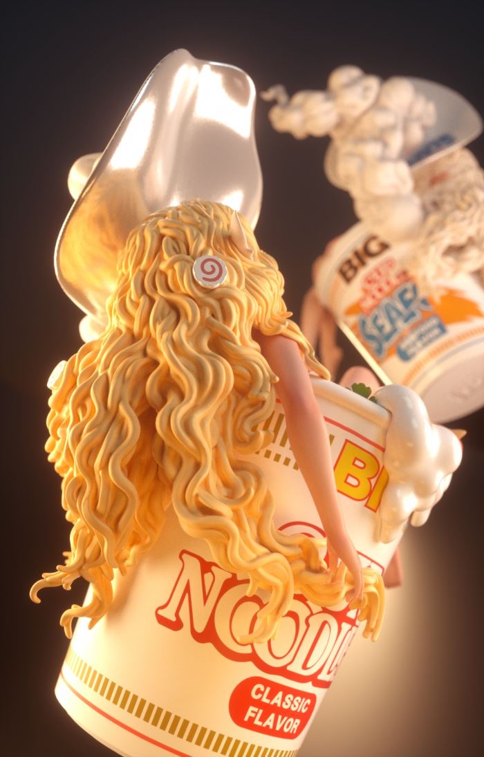 SLEEPING BEAUTY Series - Instant Noodle Witch Food Fairies