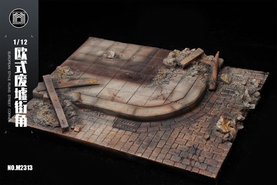 European Style Ruins Street Corner 1/12