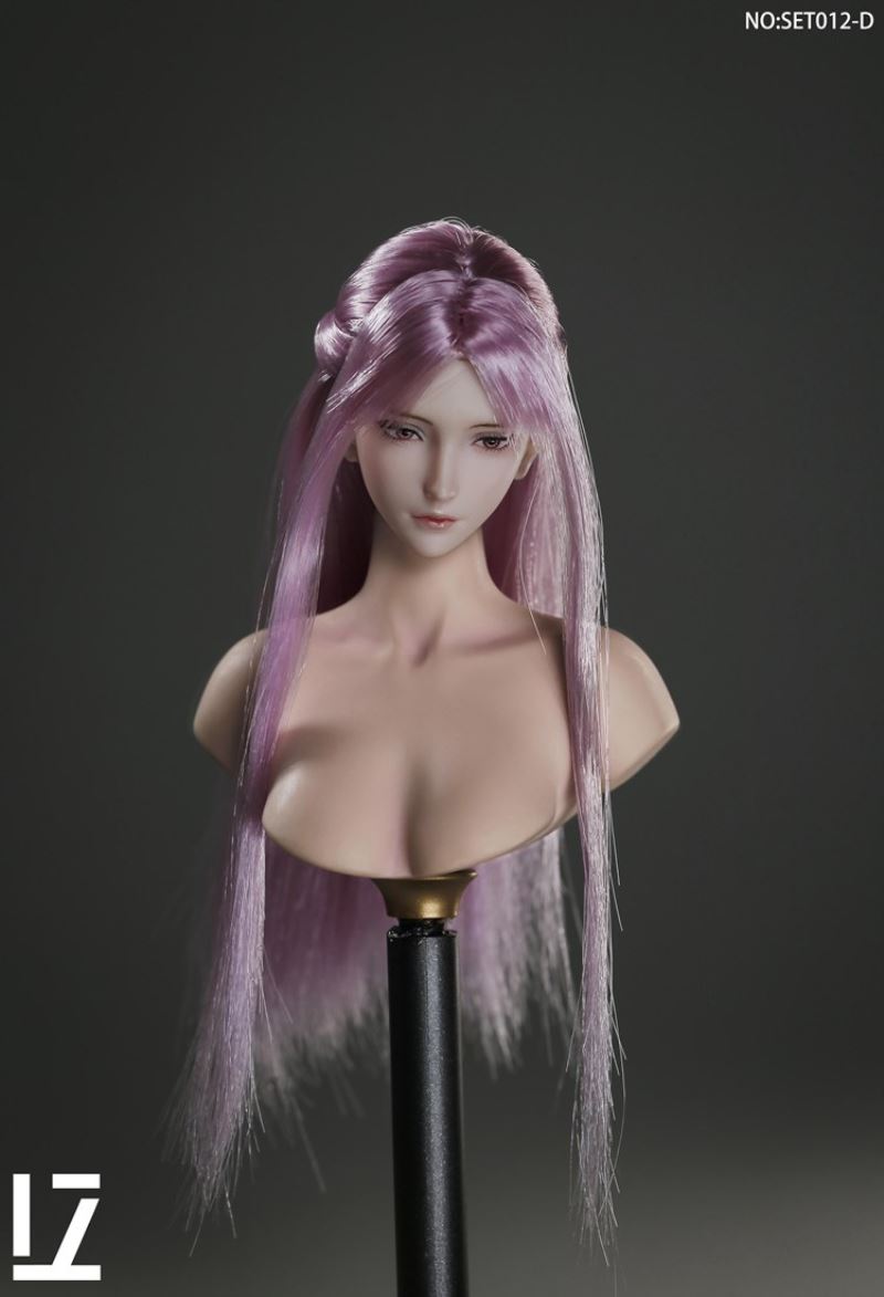 Female Head Sculpture SET012 Zero 1/6