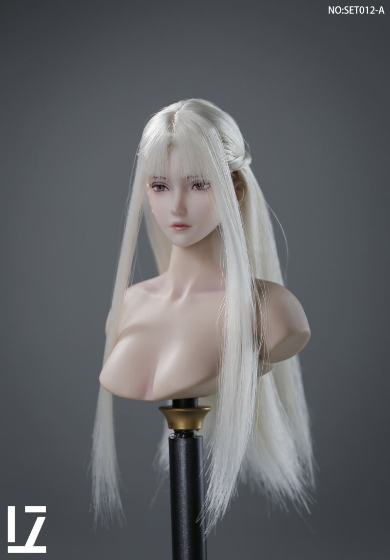 Female Head Sculpture SET012 Zero 1/6