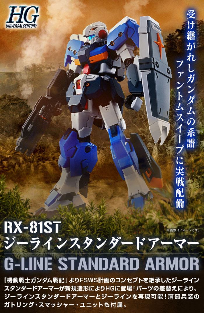 HG 1/144 G-Line Standard Armor