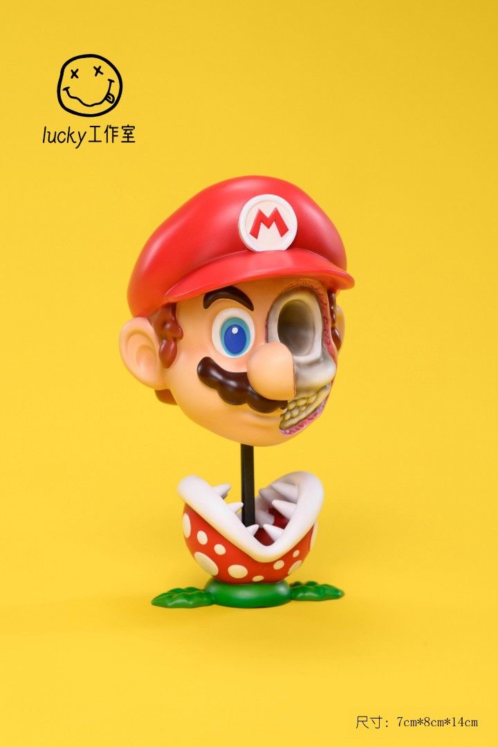 Half-Anatomy Mario Twin Brothers