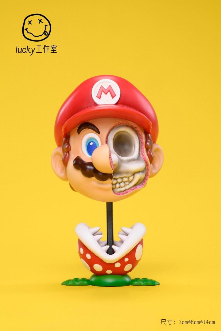 Half-Anatomy Mario Twin Brothers