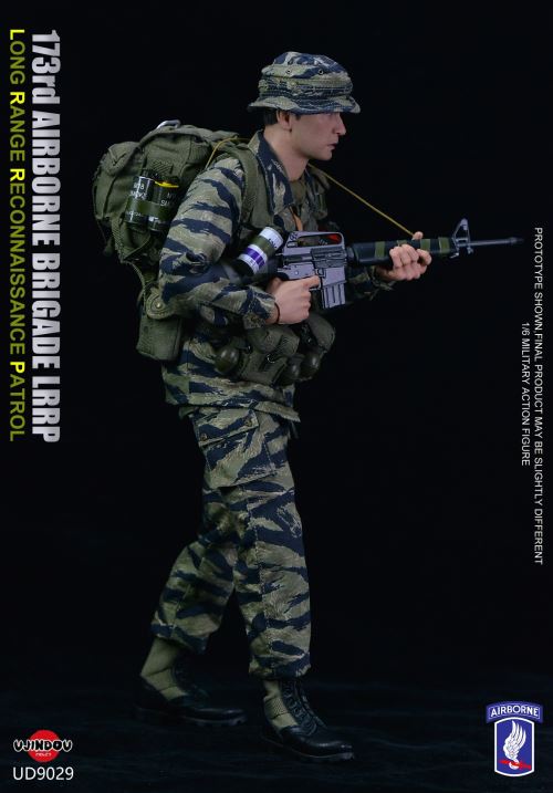 Vietnam War U.S. 173rd Airborne Brigade Long Range Reconnaissance Patrol Unit LRRP action figure 1/6