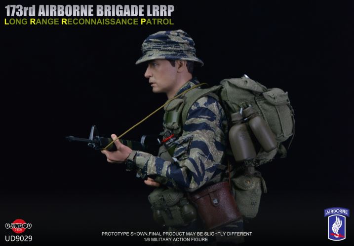 Vietnam War U.S. 173rd Airborne Brigade Long Range Reconnaissance Patrol Unit LRRP action figure 1/6