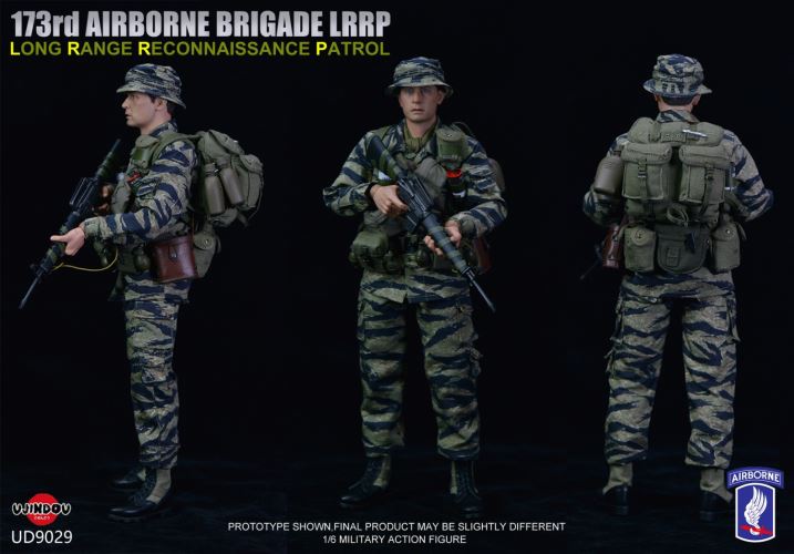 Vietnam War U.S. 173rd Airborne Brigade Long Range Reconnaissance Patrol Unit LRRP action figure 1/6