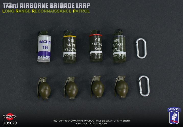 Vietnam War U.S. 173rd Airborne Brigade Long Range Reconnaissance Patrol Unit LRRP action figure 1/6