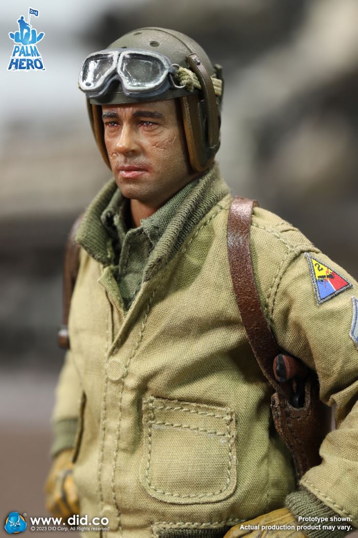 Commander Sherman of the Second Armored Division of the US Army in World War II 1/12